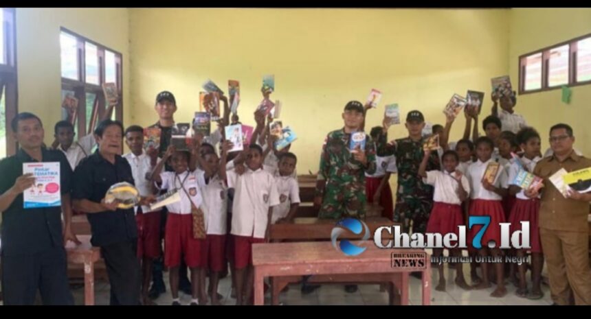Ayo Membaca, Satgas Yonif 143/TWEJ Bagikan Buku Gratis Kepada Siswa Di Papua 5 Screenshot 20230507 152157