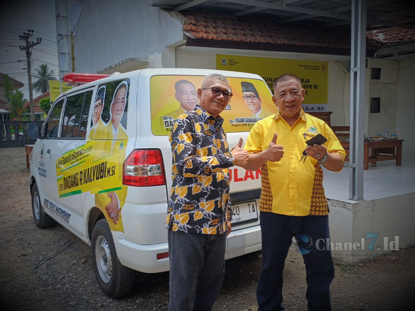 Kunjungi Kota Banjar, Kang Agun Berikan Bantuan Mobil Ambulance 6 COLLAGE 20231007 011651