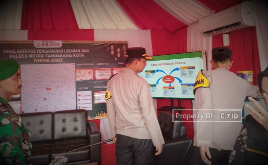 Cek Pos Pam dan Pos Yan Mudik 2024, Kapolres Metro Tangerang Beri Semangat Personil 5 Compress 20240408 082851 1089