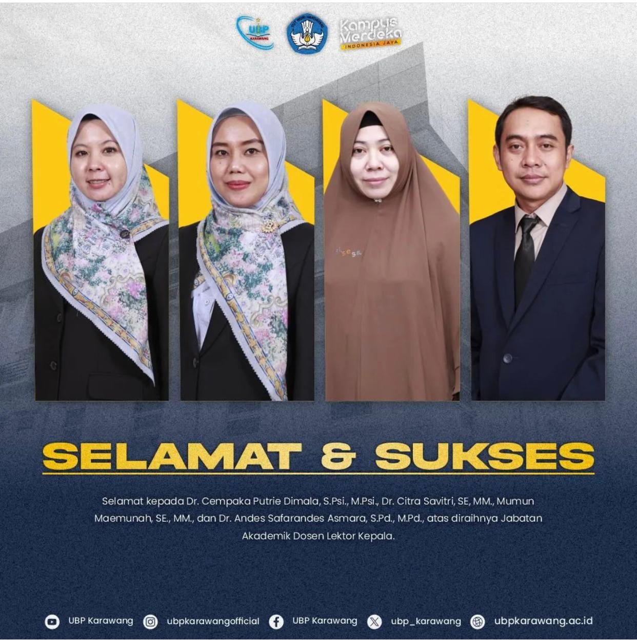 Empat Dosen Berprestasi dari Universitas Buana Perjuangan Karawang Raih Jabatan Lektor Kepala 6 IMG 20240508 WA0021