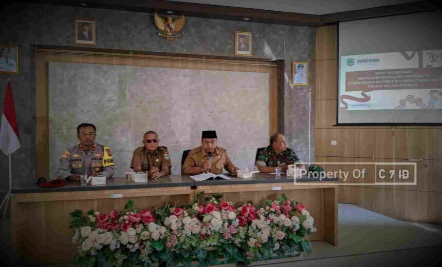 Rapat Koordinasi HUT Ke-79 Kemerdekaan RI, Kanit Reskrim Polsek Maja Wakili Kapolsek 5 Compress 20240722 181015 5262