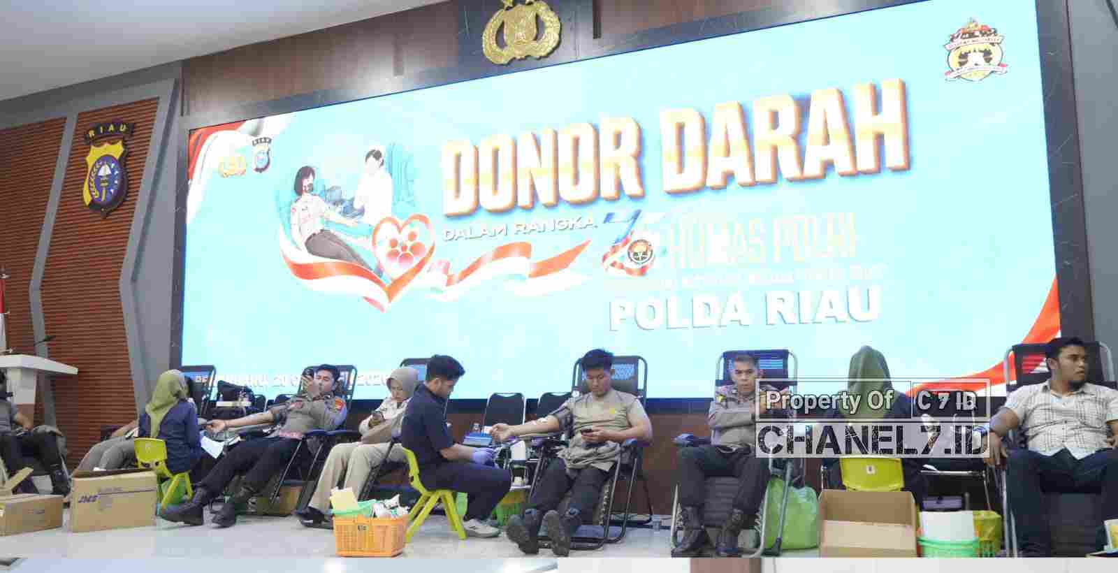 Sambut HUT ke-75 Humas Polri, Polda Riau Gelar Donor Darah: Setetes Darah Selamatkan Nyawa 6 Compress 20261020 180017 7793