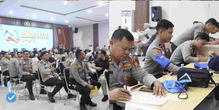 Sambut HUT ke-75 Humas Polri, Polda Riau Gelar Donor Darah: Setetes Darah Selamatkan Nyawa 5 Compress 20261020 180050 0499